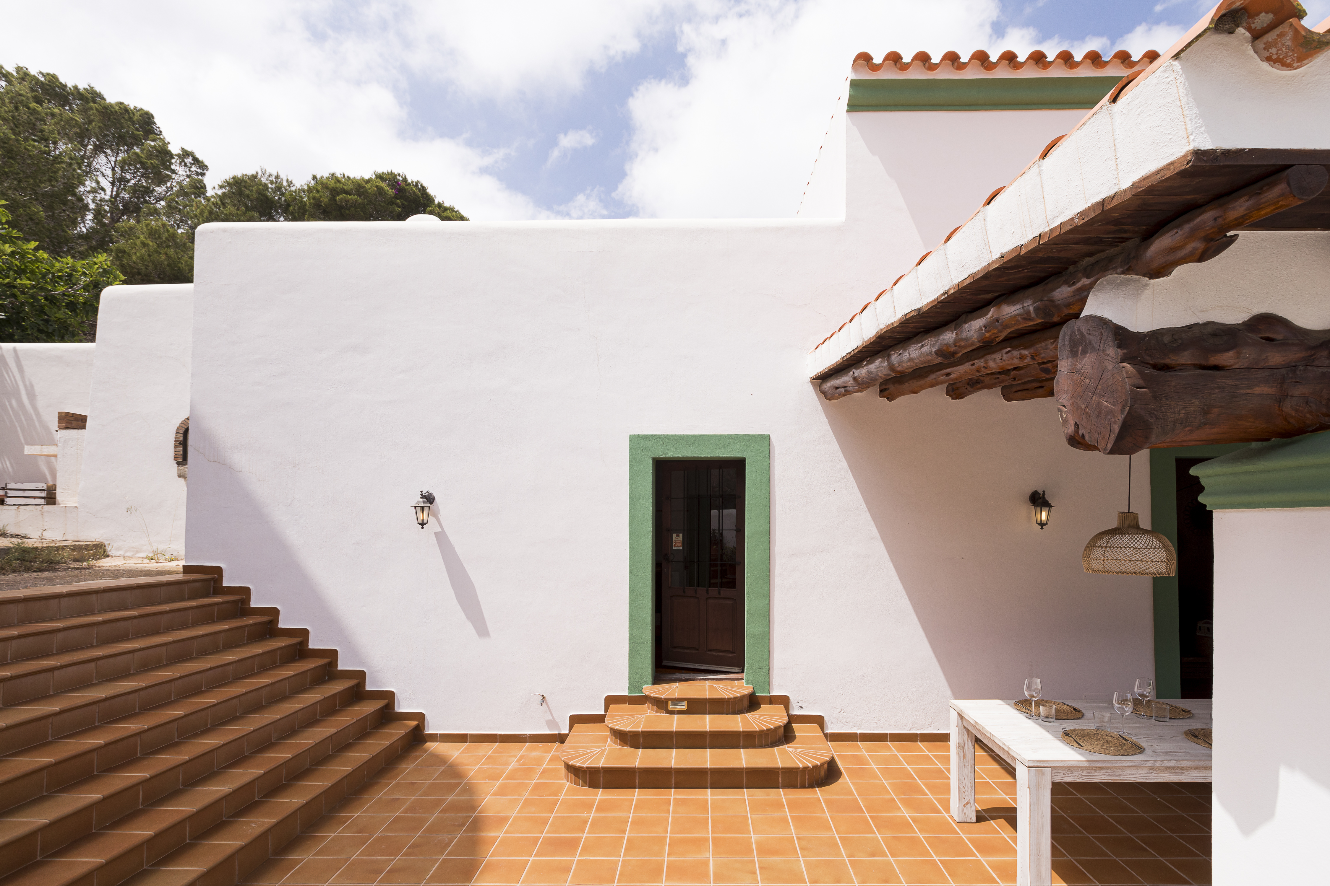Resa estates rental in jesus 2022 finca private pool in Ibiza house patio.jpg